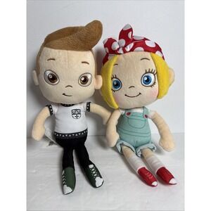 2021 Netflix Ada Twist Scientists ROSIE & IGGY 11.5" Plush Lot‎ of 2